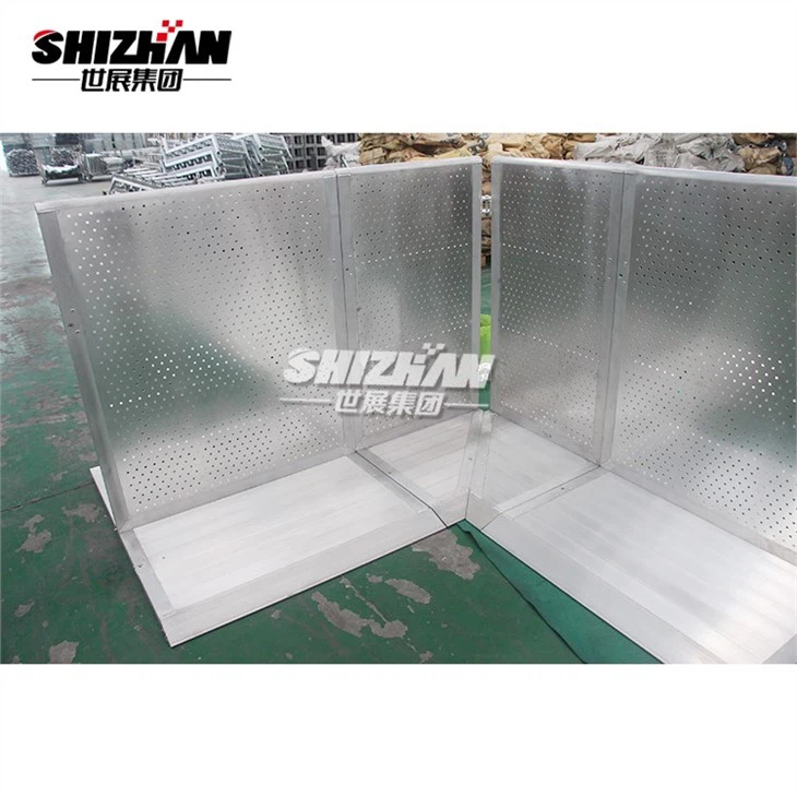 Aluminum control barrier