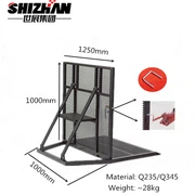 Bariera kontroli tłumu ze stali nierdzewnej